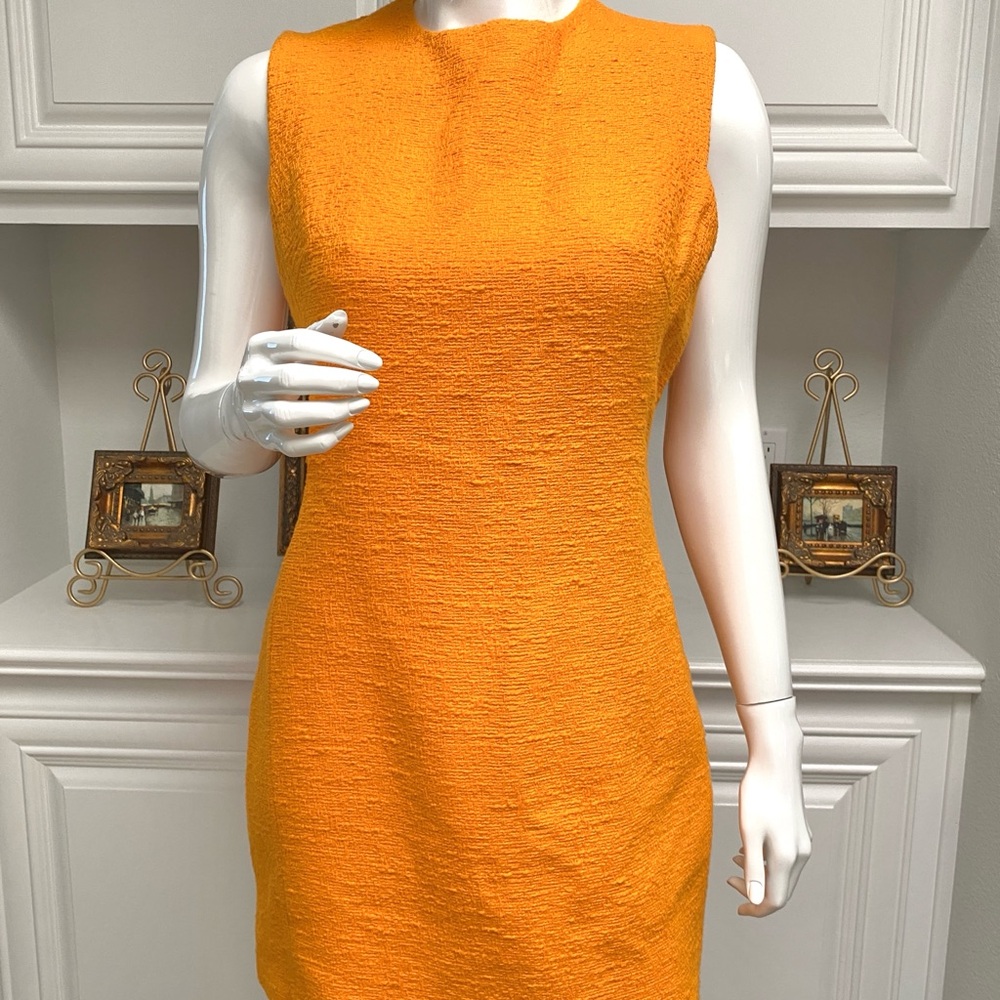 Zara Orange Sheath Mini Dress